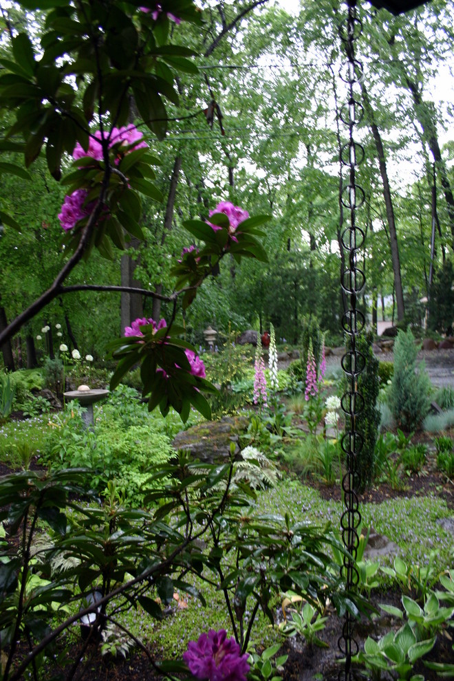 ニューヨークにあるアジアンスタイルのおしゃれな庭の写真