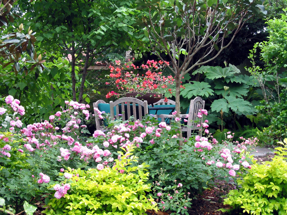 Klassischer Garten in Houston