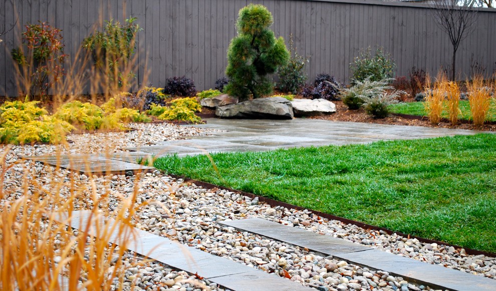 Photo of a contemporary garden in Charlotte.