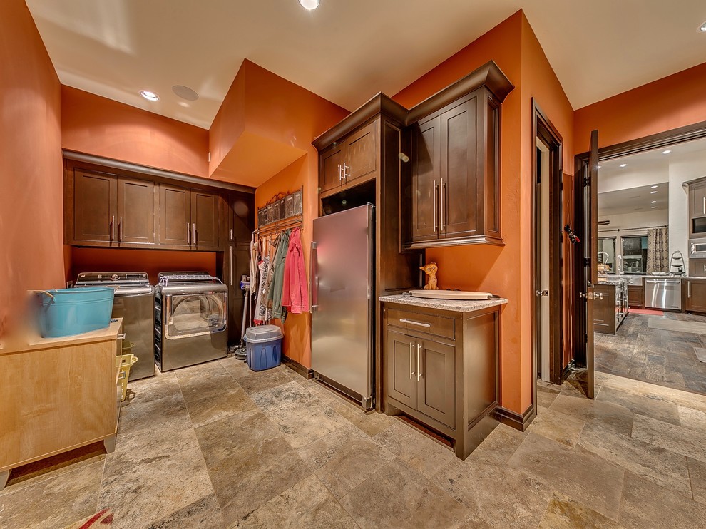 This is an example of a mediterranean utility room in Oklahoma City.