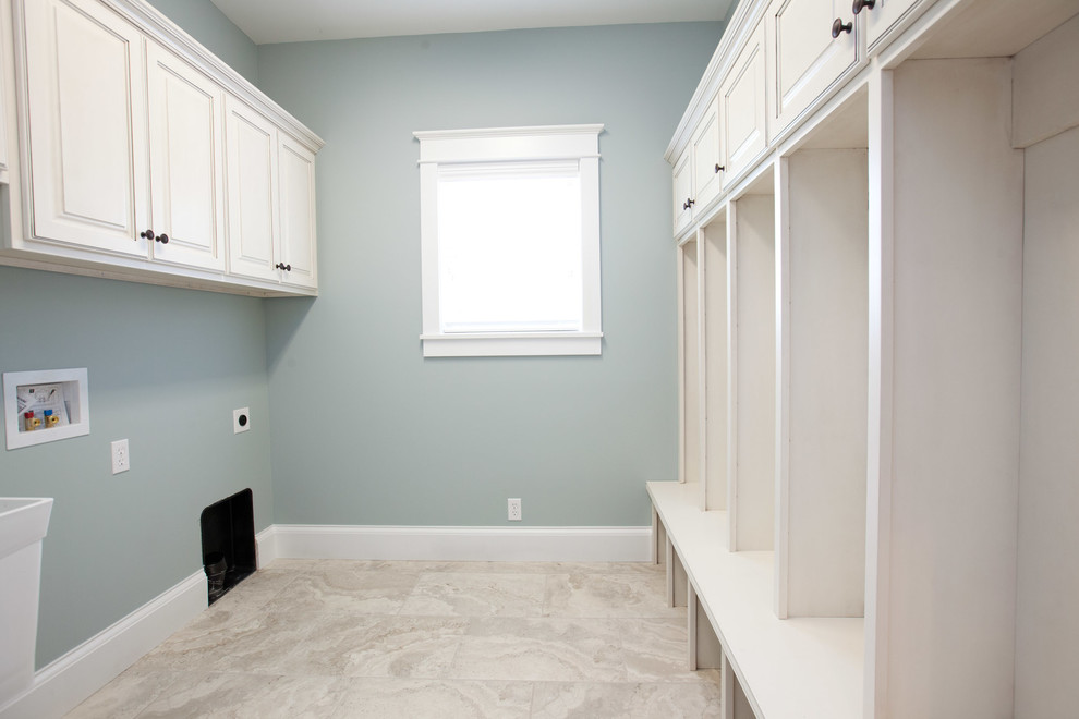 Elegant laundry room photo in Other