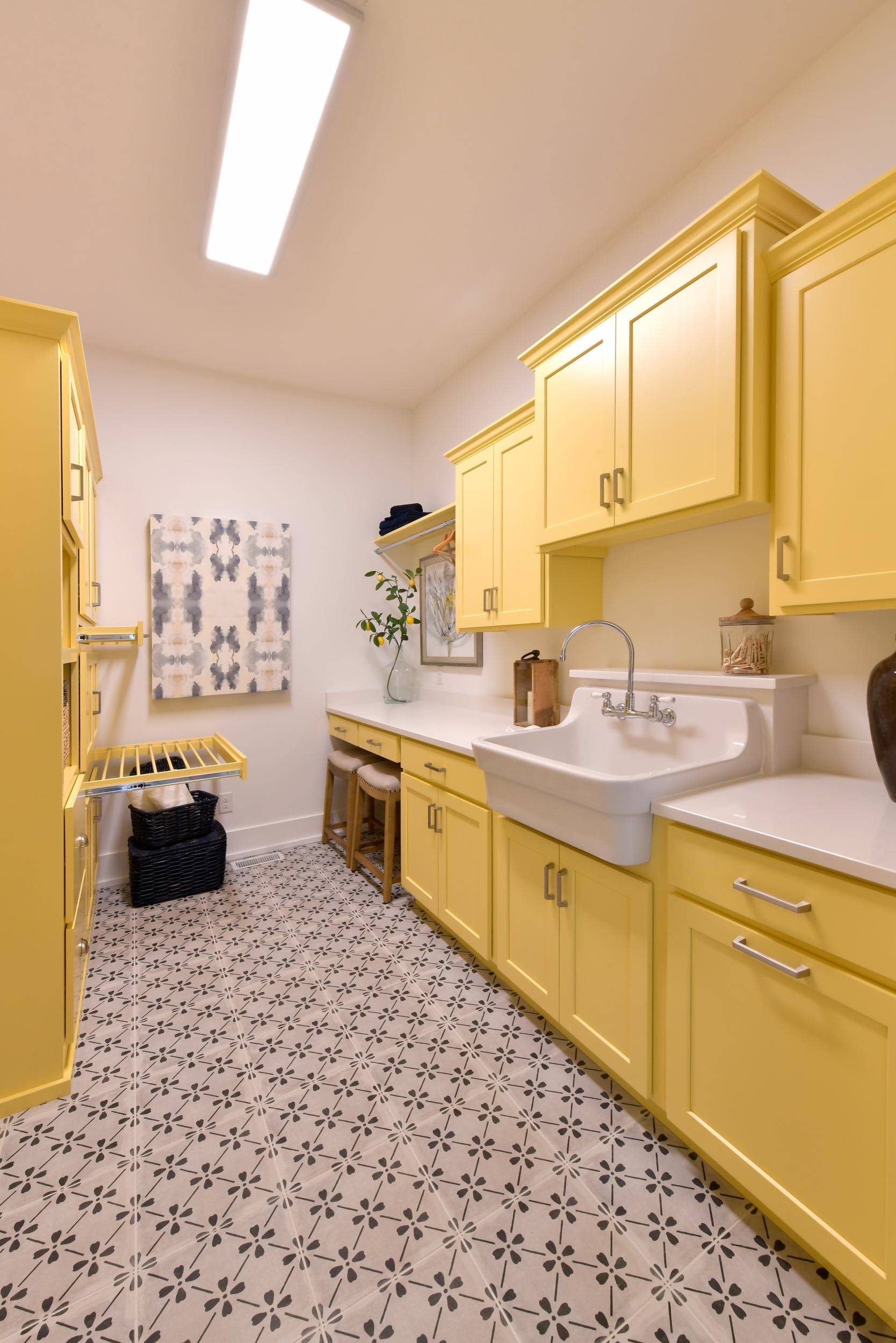 75 Yellow Laundry Room Ideas You'll Love - April, 2024 | Houzz