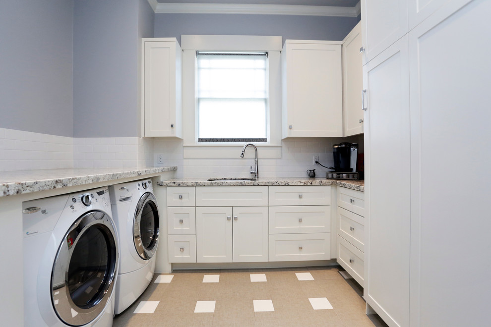 Photo of a traditional utility room in Houston.