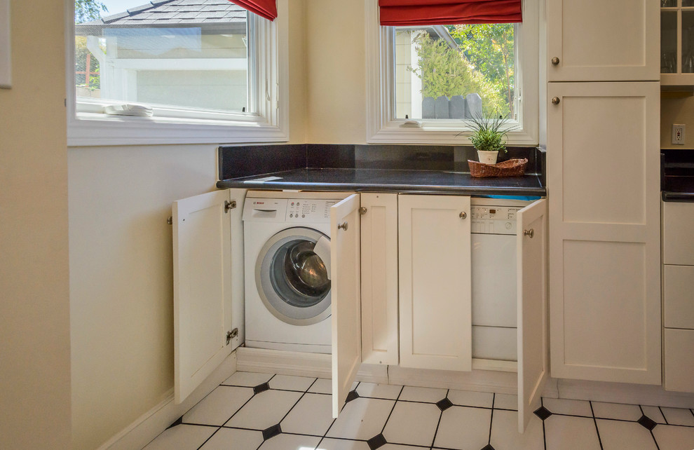 This is an example of a mediterranean utility room in San Francisco.