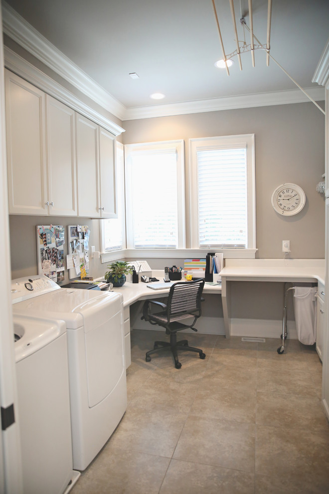 This is an example of a classic utility room in Charlotte.