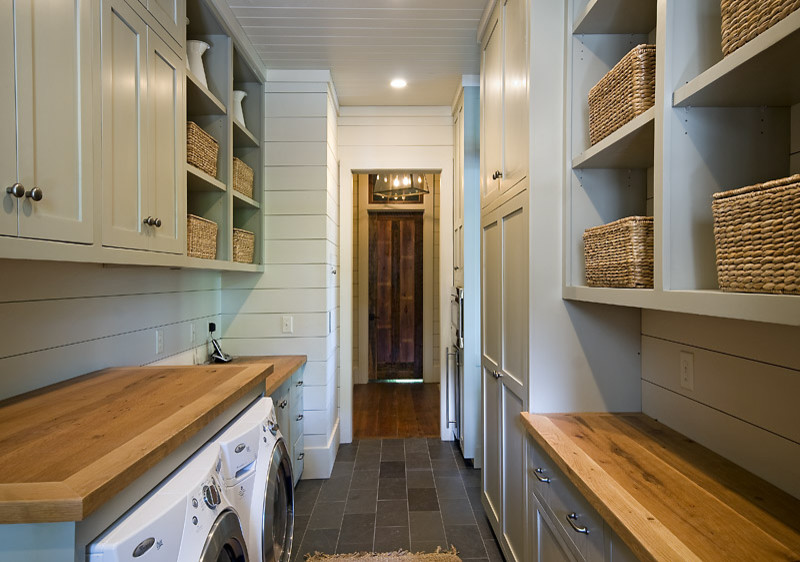 Inspiration for a timeless laundry room remodel in Atlanta