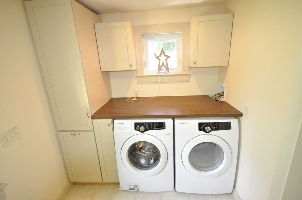 Aging in place/ADA bathroom addition Traditional Laundry Room
