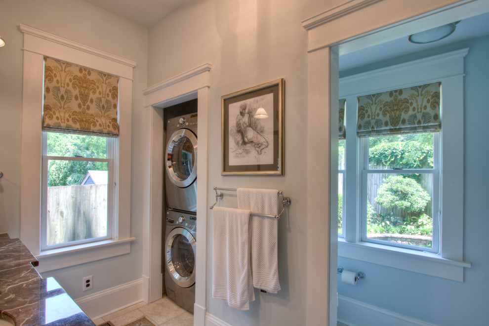 Inspiration for a craftsman laundry room remodel in Atlanta