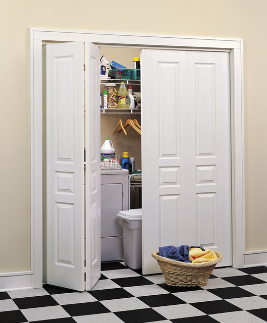 Avalon Bi-Fold Closet Doors - Traditional - Utility Room - Sacramento - by  HomeStory Doors of Sacramento | Houzz UK