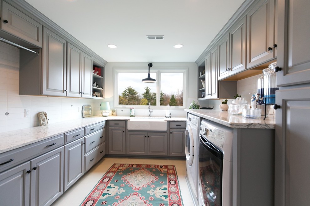 Award Winning Interior Remodel Laundry Room Cleveland by Dover