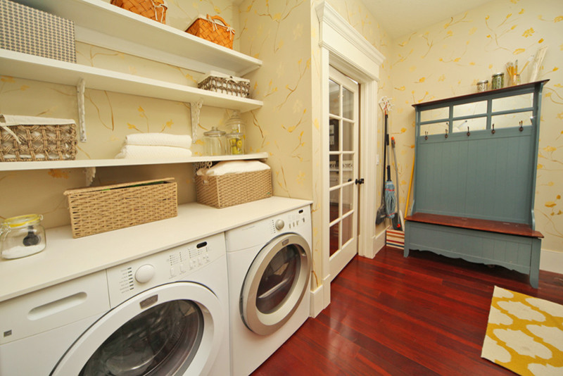 Inspiration for a timeless laundry room remodel in Salt Lake City
