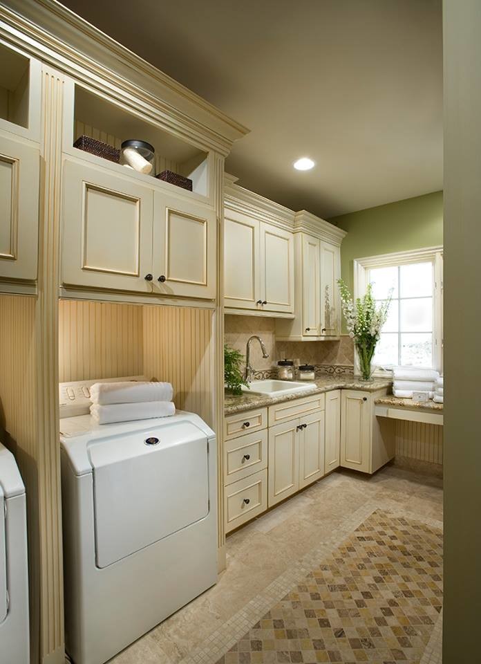 Inspiration for a timeless laundry room remodel in Portland