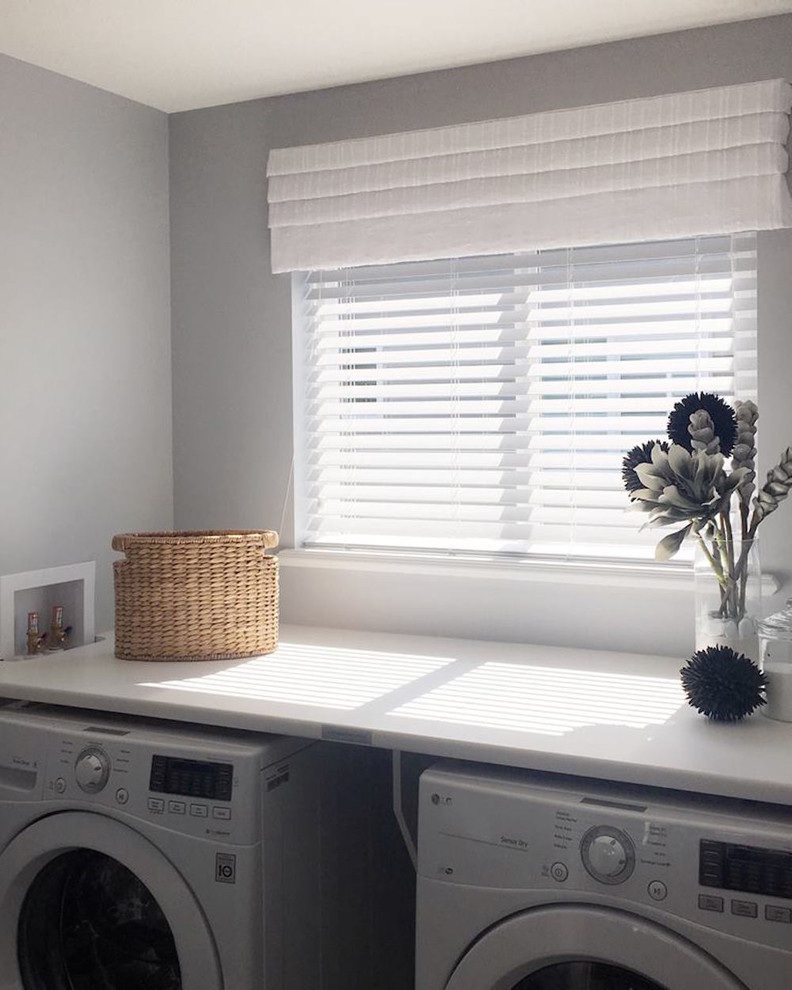 Beautiful Custom Bedding and Window Treatments Transitional Laundry