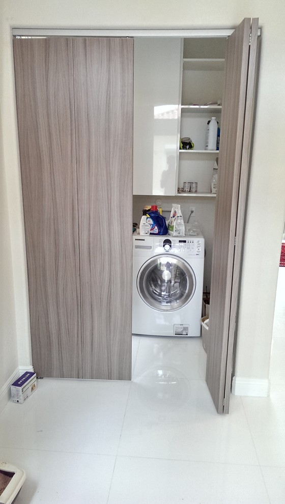 BIFOLD DOORS Contemporary Laundry Room Miami by Metro Renovation Construction Houzz