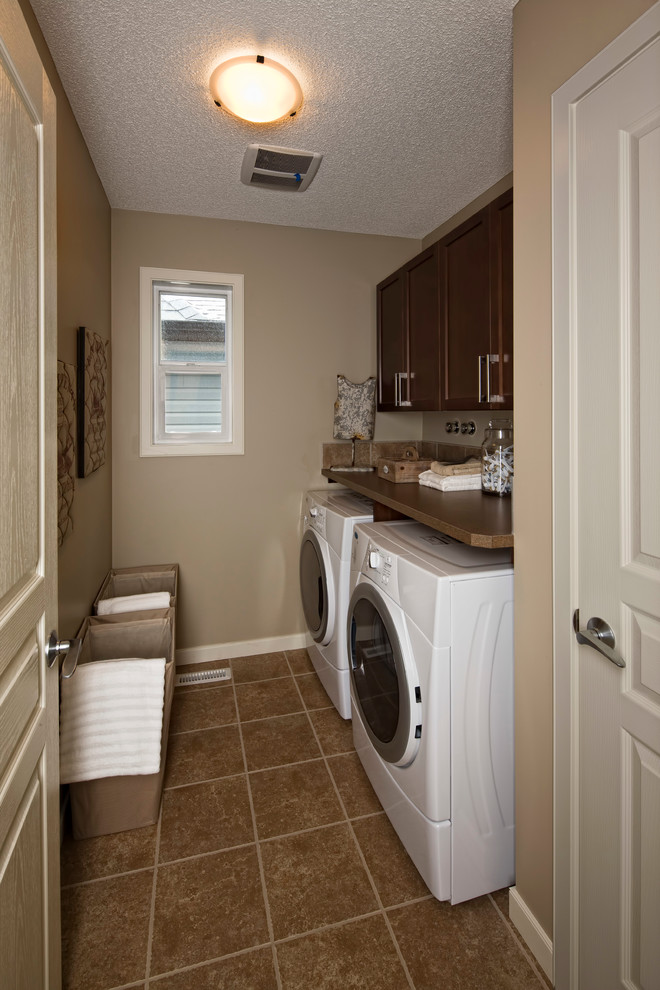 This is an example of a rustic utility room in Calgary.