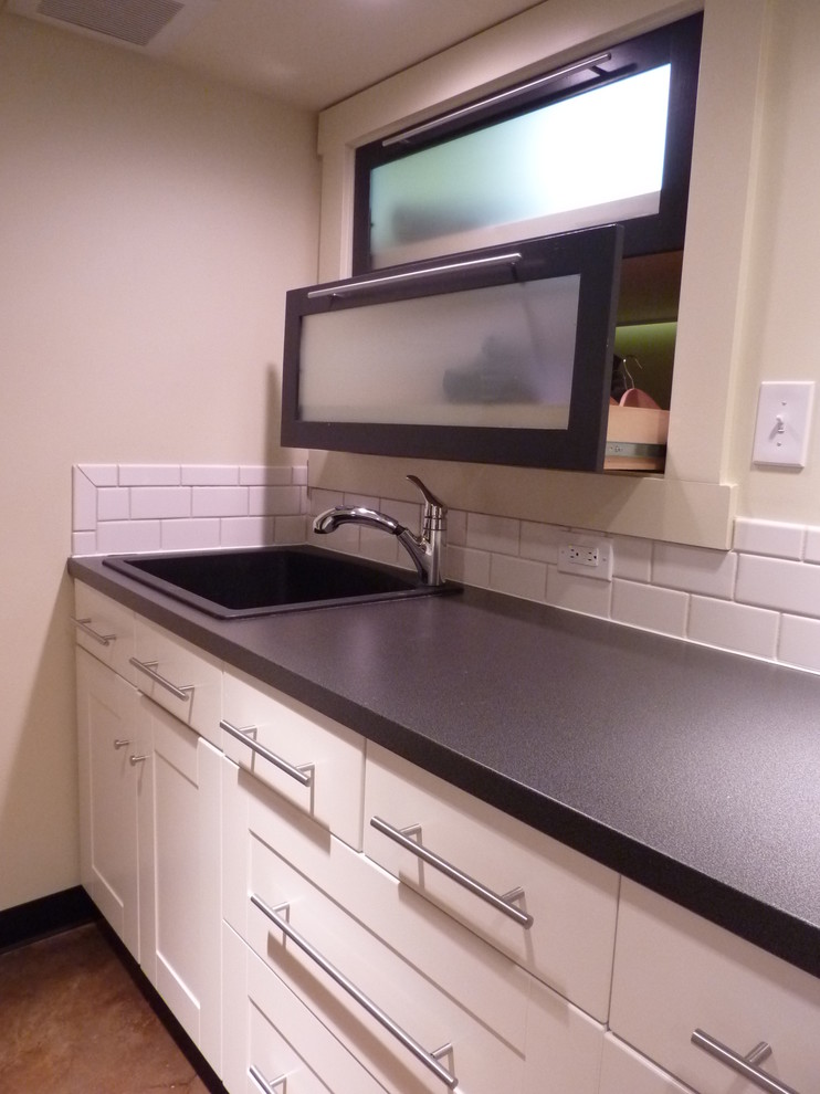 Capitoll Hill Basement Remodel Modern Laundry Room Seattle by