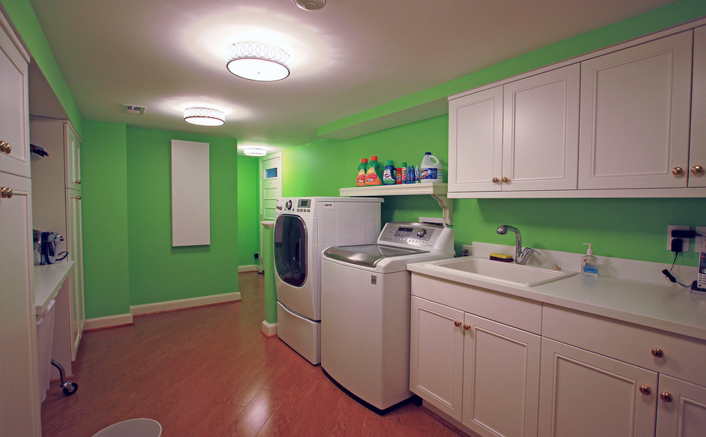 Example of a classic laundry room design in DC Metro