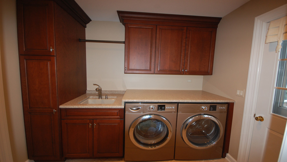 Inspiration for a laundry room remodel in Chicago