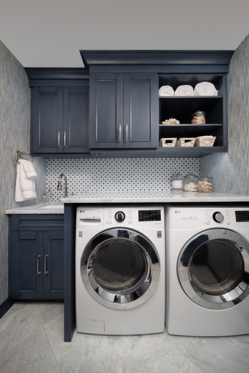 The Granite Gurus: FAQ Friday: Granite Countertop Over a Washer & Dryer in  the Laundry?