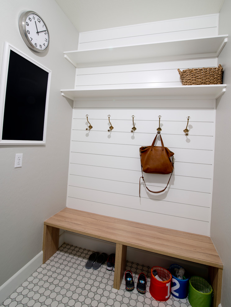 This is an example of a farmhouse utility room in Phoenix.