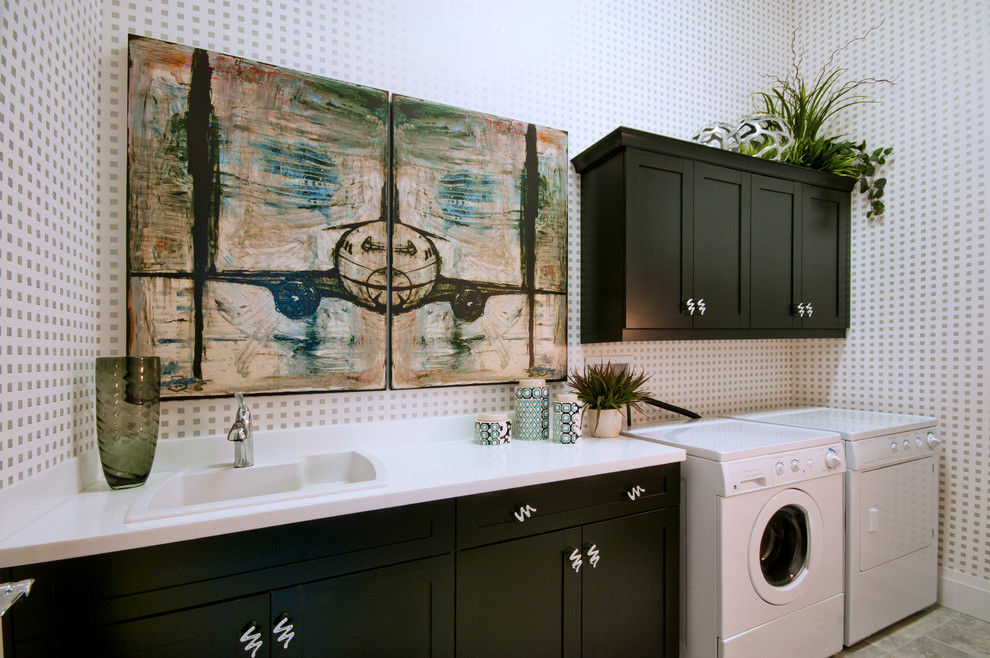 Inspiration for a contemporary utility room in Other.