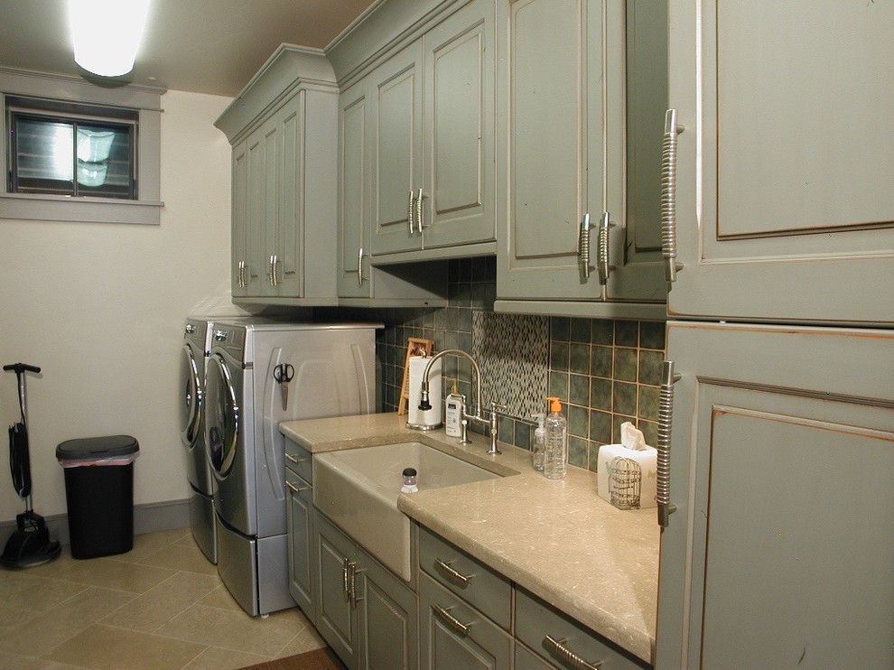 This is an example of a traditional utility room in Denver.