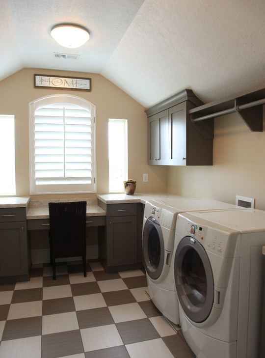 Craftsman Custom Craftsman Laundry Room Salt Lake City by