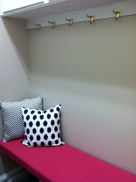 pink bench cushion