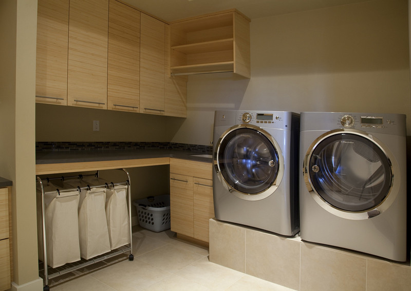 Design ideas for a modern utility room in Other.