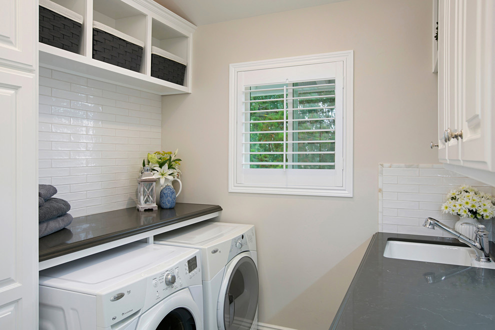 East Coast Inspired Traditiona Traditional Laundry Room San Diego