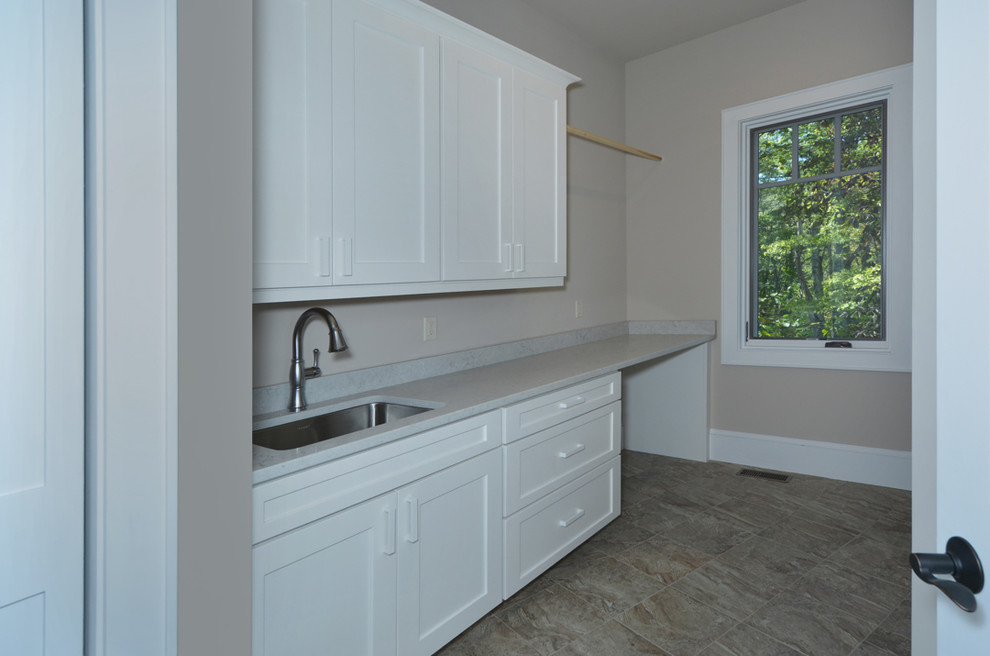 Design ideas for a traditional utility room in Charlotte.