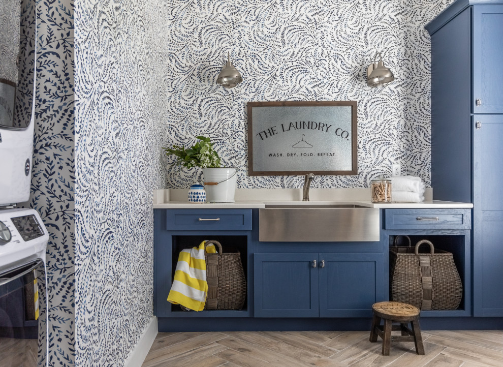 Estate Beach Style Laundry Room Jacksonville by J.A. Long, Inc