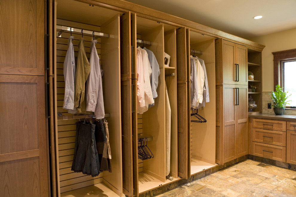 Photo of a large traditional utility room in Other.