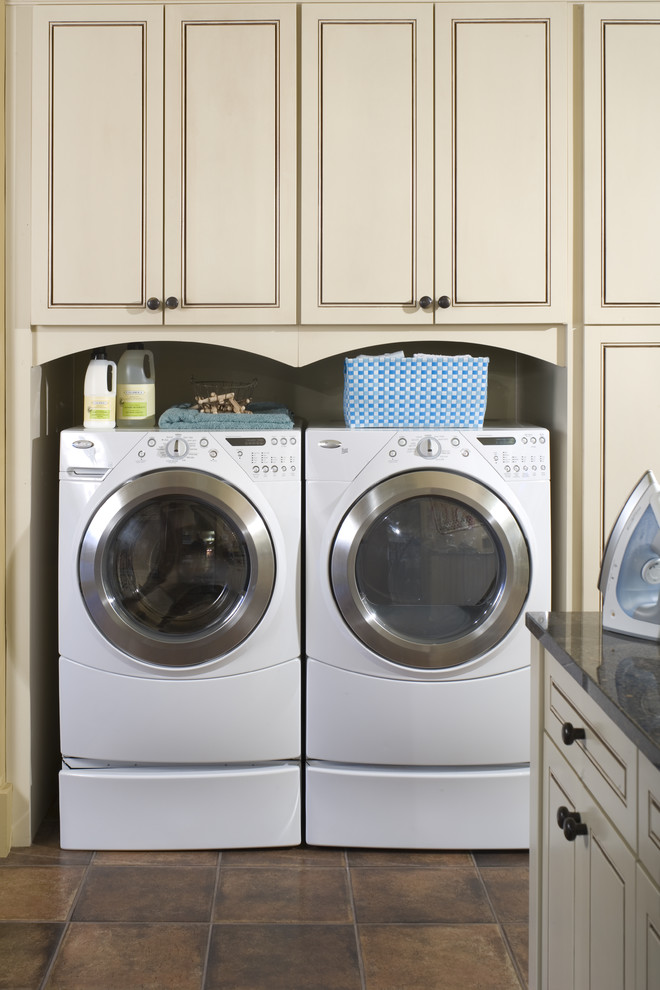 French Country Elegance Traditional Laundry Room Portland by