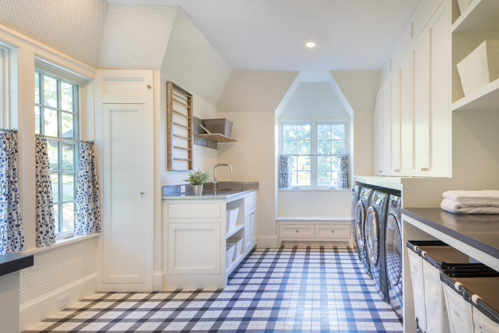 French Provincial Country Home French Country Laundry Room New