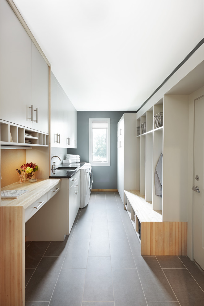 This is an example of a modern utility room in Minneapolis.