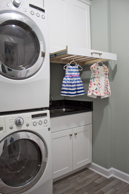 Functional Mudroom & Laundry Combo - Transitional - Laundry Room ...
