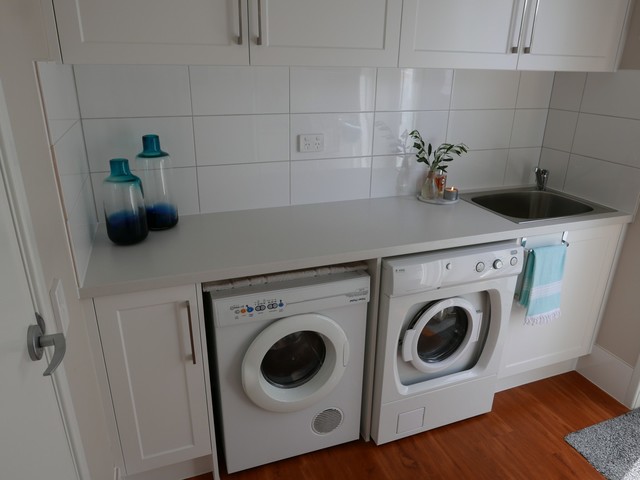 Hamptons Style Kitchen - Beach Style - Laundry Room - Brisbane - by ...