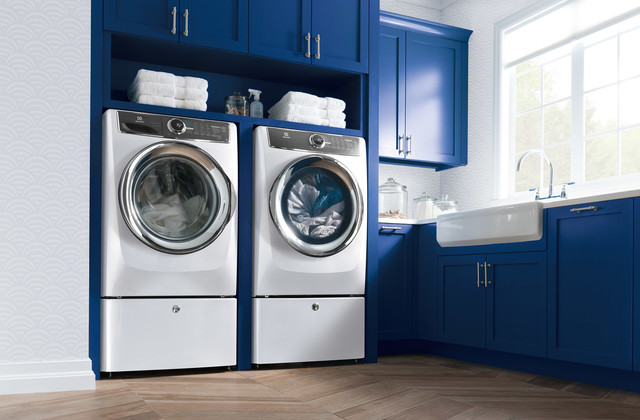 hhgregg Contemporary Laundry Room New York by Electrolux