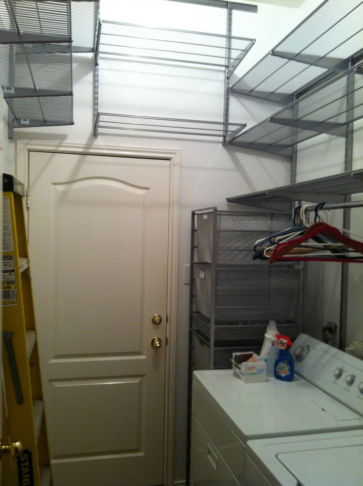 High Ceiling Laundry Room Modern Laundry Room Austin by JLL