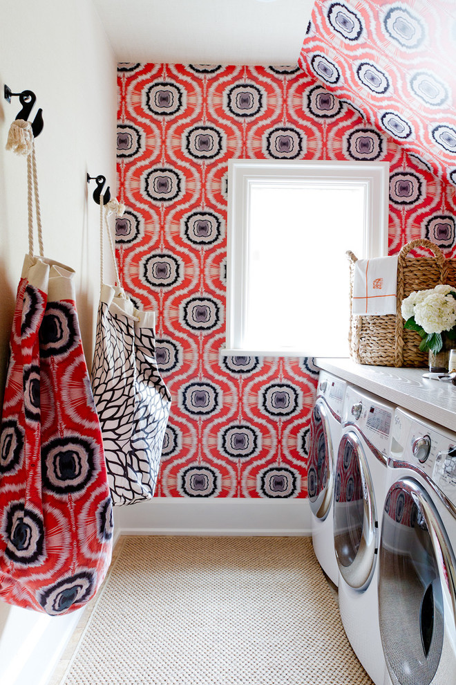 Inspiration for a timeless laundry room remodel in New York