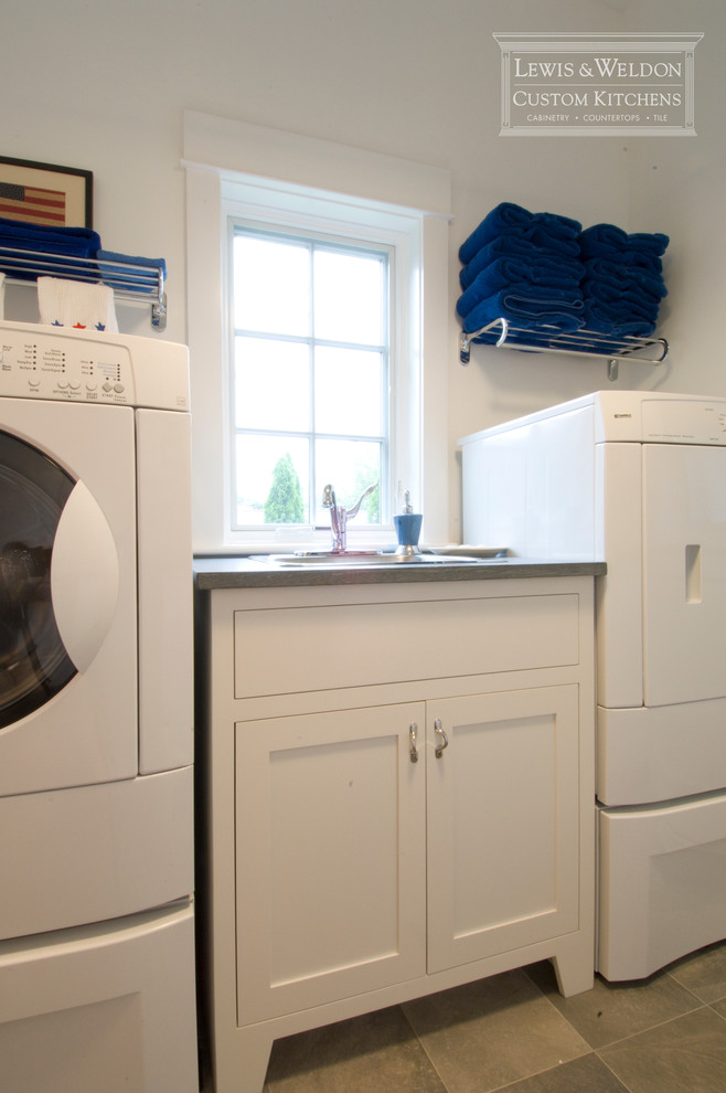 This is an example of a traditional utility room in Boston.