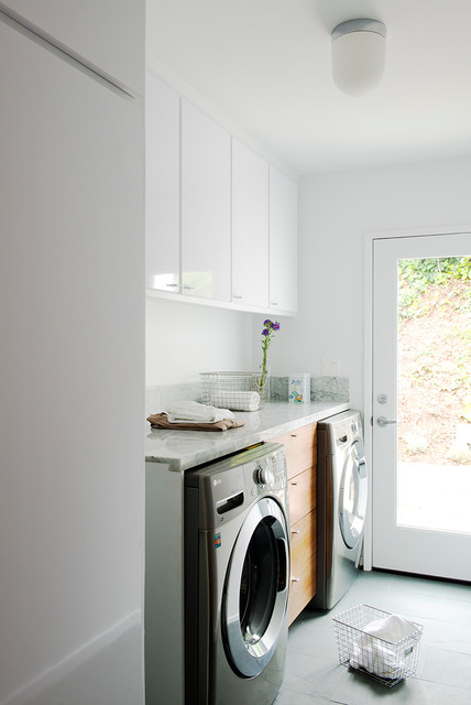 Indoor-Outdoor, Midcentury, Los Angeles - Modern - Laundry Room - Los ...