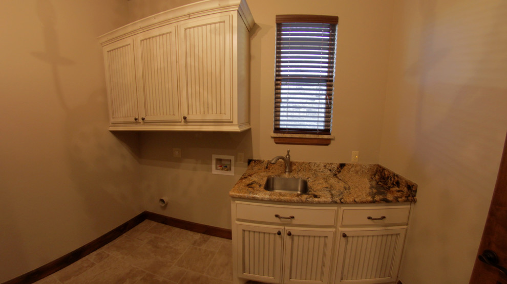 Inspiration for a timeless laundry room remodel in Oklahoma City