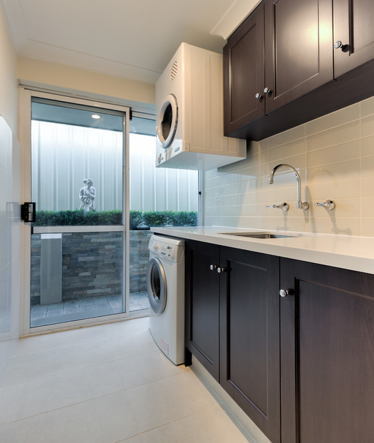 Kardinya Laundry Renovation Contemporary Laundry Room Perth