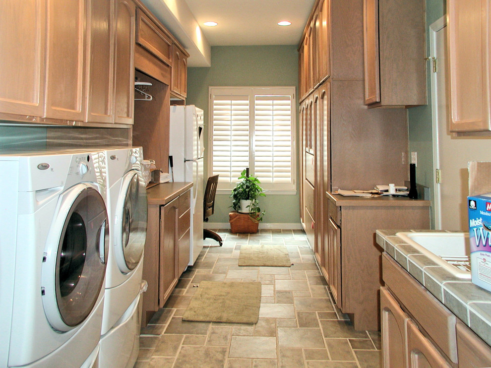 Killer Laundry And Craft Room Southwestern Laundry Room Other By User Houzz
