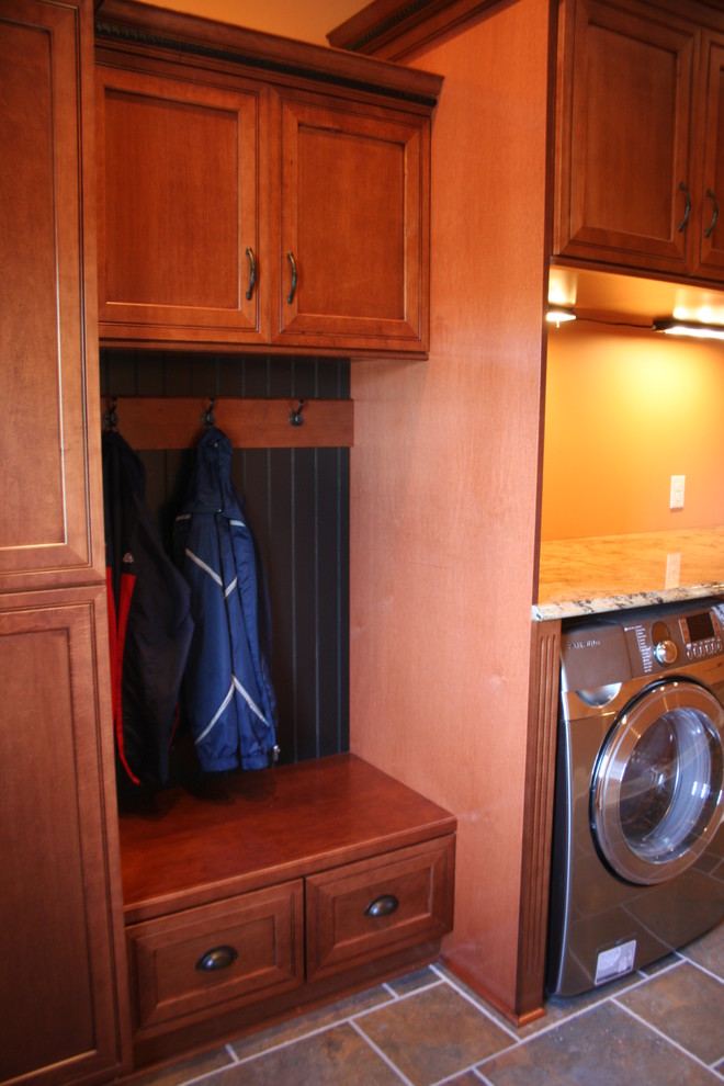 Kraftmaid Ashbury Maple Sheehy Traditional Laundry Room