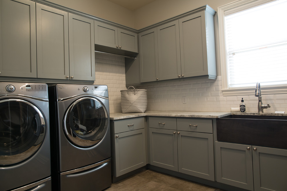 This is an example of a classic utility room in Houston.