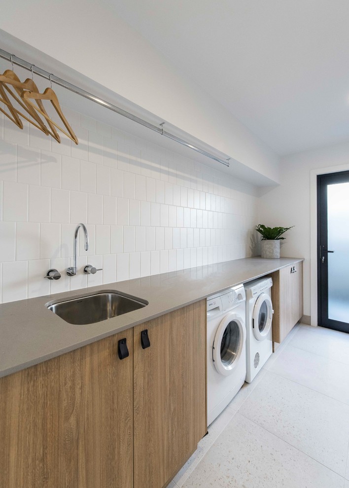 Lanham Renovation Contemporary Laundry Room Brisbane by Big