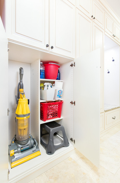 laundry room vacuum storage